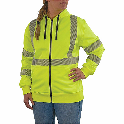 ergodyne GloWear 8305W Womens Hi-Vis Hooded Zip-Up (22897)