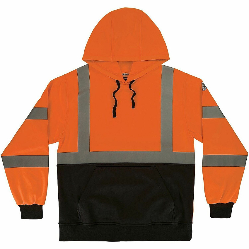 ergodyne GloWear 8311BK Essential Hi-Vis Hooded Sweatshirt (22883)