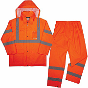 ergodyne GloWear 8376K Hi-Vis Rain Suit Kits (25337)