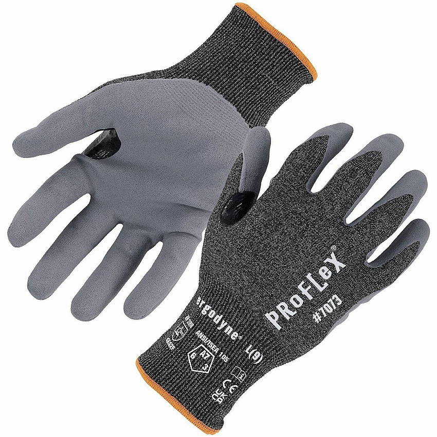 ergodyne ProFlex 7073 Nitrile Coated Cut-Resistant Gloves (10506)