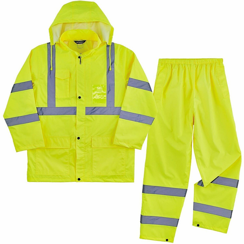 ergodyne GloWear 8376K Hi-Vis Rain Suit Kits (25437)