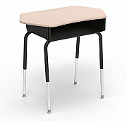 Lorell League Adjustable-Height Open-Front Student Desks (83092SSPL)