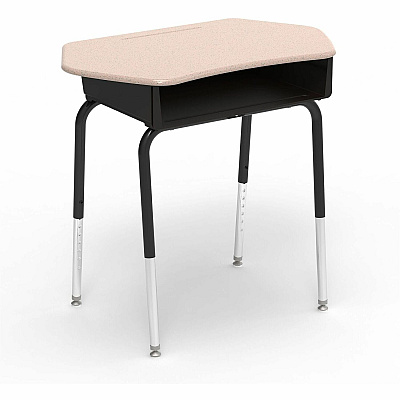 Lorell League Adjustable-Height Open-Front Student Desks (83092SSPL)