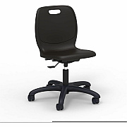 Lorell League Adjustable-Height Task Chairs (83093BKPL)