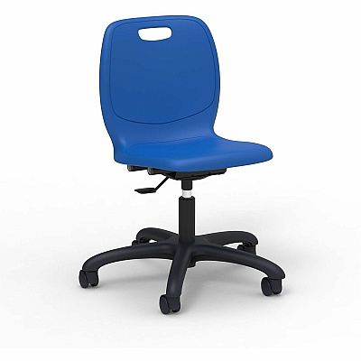 Lorell League Adjustable-Height Task Chairs (83093MBEPL)