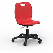 Lorell League Adjustable-Height Task Chairs (83093RDPL)