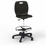 Lorell League Student Lab Stools (83094BKPL)
