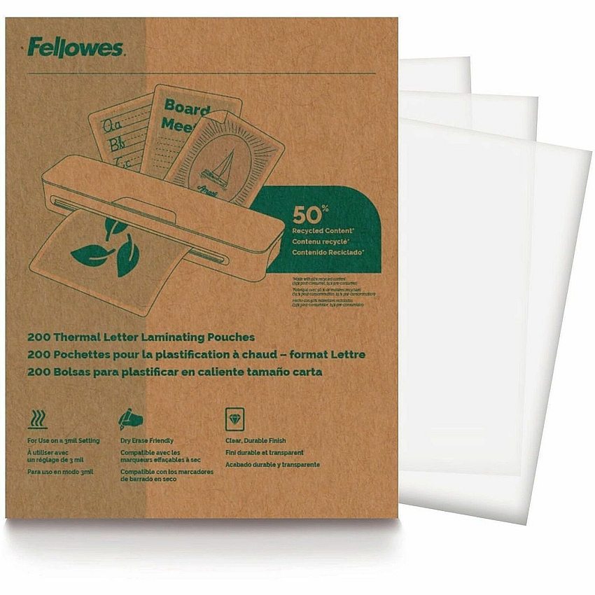 Fellowes Sustainable Laminating Sheets (100145864)