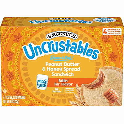 Smucker's Peanut Butter & Honey Spread Sandwich (60004244)