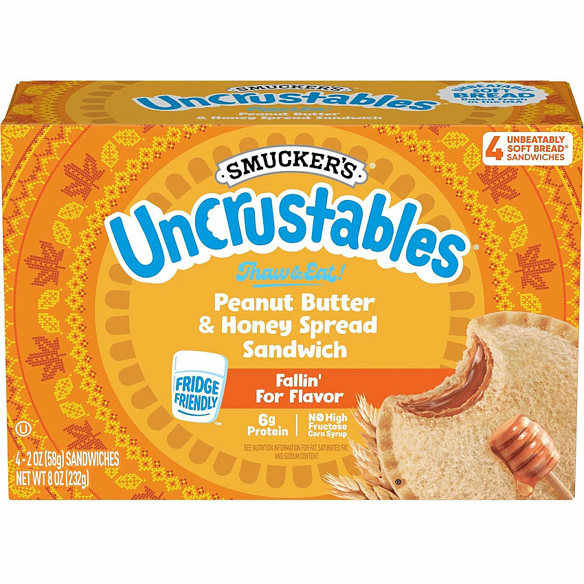 Smucker's Peanut Butter & Honey Spread Sandwich (60004244)
