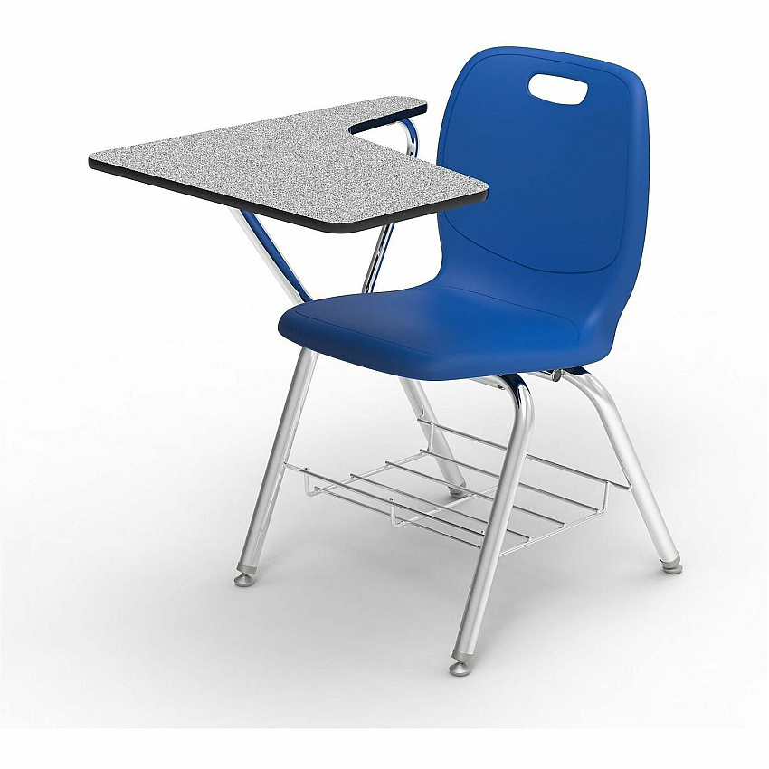 Lorell League Student Chair-Desk Combos with Tablet Arm (99907MBEPL)