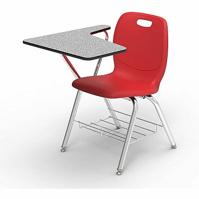 Lorell League Student Chair-Desk Combos with Tablet Arm (99907RDPL)