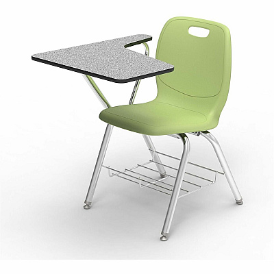 Lorell League Student Chair-Desk Combos with Tablet Arm (99907GNPL)