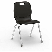 Lorell League Stacking Student Chairs (99906BKPL)