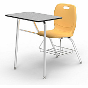 Lorell League Student Desk-Chair Combo (99908YWPL)