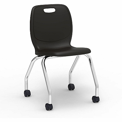 Lorell League Mobile Student Task Chairs (99909BKPL)