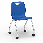 Lorell League Mobile Student Task Chairs (99909MBEPL)