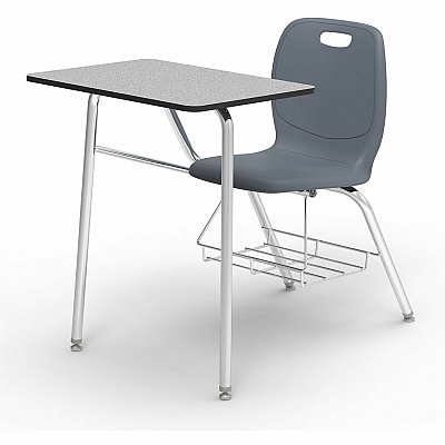 Lorell League Student Desk-Chair Combo (99908GYPL)
