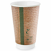 Vegware Double-Wall Hot Cups (VDWK16)