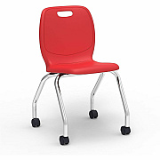 Lorell League Mobile Student Task Chairs (99909RDPL)