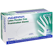 Gold Latex Powder Free 6 Mil Exam Gloves White Xl, Case Of 900 (GLD268)