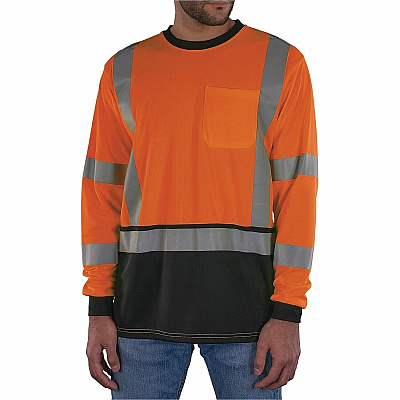ergodyne GloWear 8369BK Essential Hi-Vis Long Sleeve T-Shirt (22226)