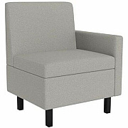 Safco Movvi Modular Single-Seat Chair with Left Arm (MISSALDT15)