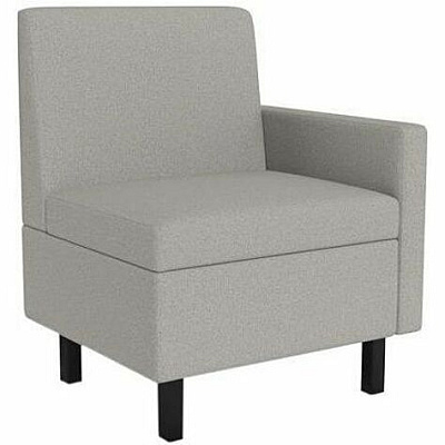 Safco Movvi Modular Single-Seat Chair with Left Arm (MISSALDT15)