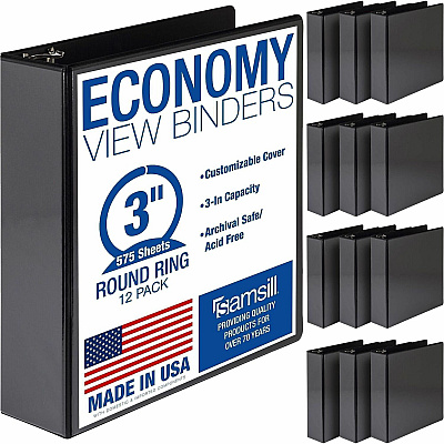Samsill Light-Duty 3-Ring Binders (MP128580)