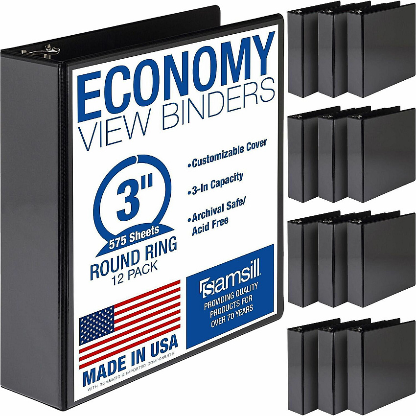 Samsill Light-Duty 3-Ring Binders (MP128580)
