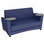 Learniture Common Area Sofa with Tablet Arms (LNT1701266CS)