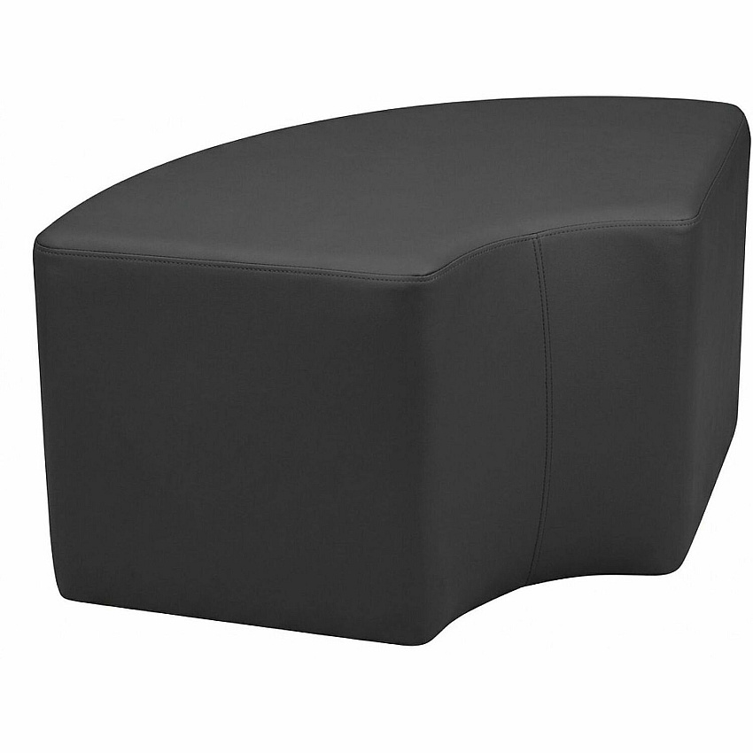 Learniture Shapes Series II 1/4 Round Soft Seating (LNT1012BKA)