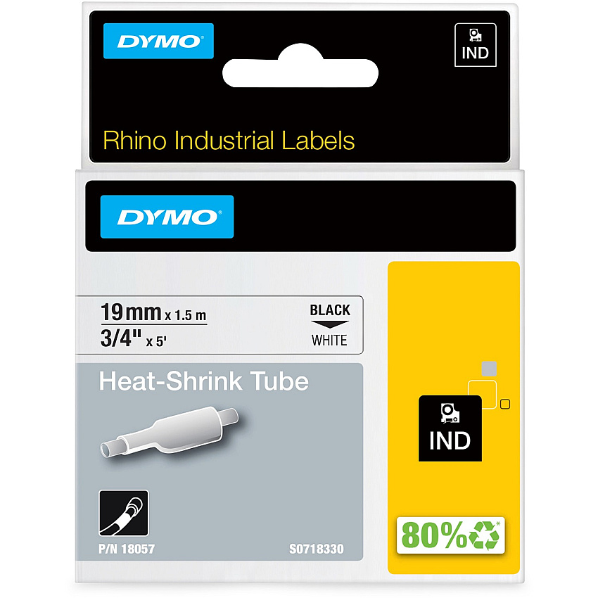 DYMO Rhino Heat Shrink Tube Labels (DYM18057)
