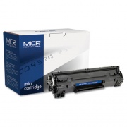 MICR Print Solutions Compatible CB436A(M) (36AM) MICR Toner, 2,000 Page-Yield, Black