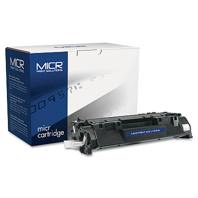 MICR Print Solutions Compatible CE505A(M) (MCR05AM) MICR Toner, 2,300 Page-Yield, Black
