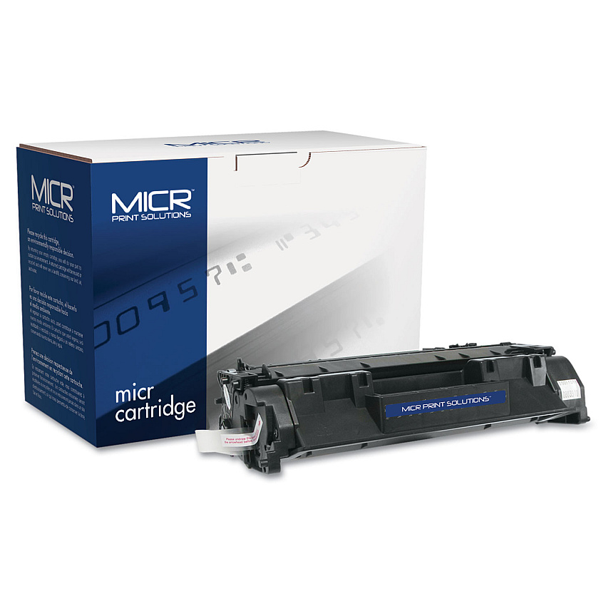 MICR Print Solutions Compatible CE505A(M) (MCR05AM) MICR Toner, 2,300 Page-Yield, Black
