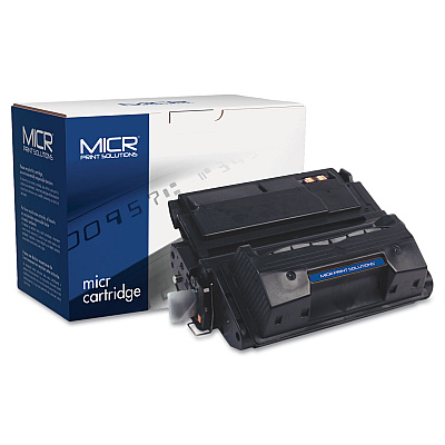 MICR Print Solutions Compatible Q5942X(M) (MCR42XM) High-Yield MICR Toner, 20,000 Page-Yield, Black