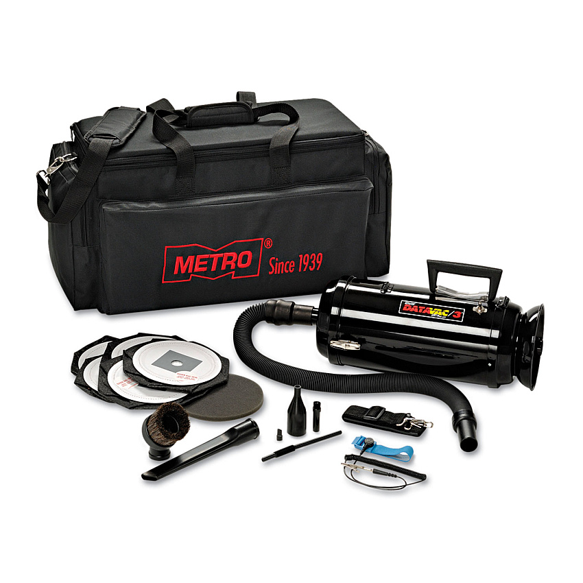 DataVac ESD-Safe Pro Data-Vac/3 Professional Cleaning System, 1.7 hp, Black (MEVDV3ESD1)
