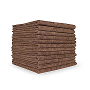 Smart Choice Microfiber Cloths 16x16 45gm Brown, Case Of 180 (M915101BR)