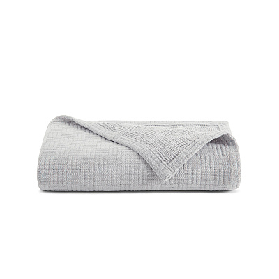 Host & Home Cotton Throw Blanket 50x70 Light Gray, Case Of 4 (THROW-COT-5070-LG)