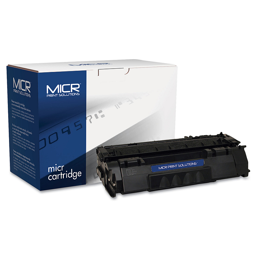 MICR Print Solutions Compatible Q7553A(M) (MCR53AM) MICR Toner, 3,000 Page-Yield, Black