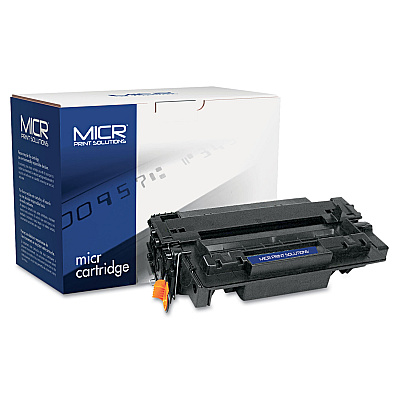 MICR Print Solutions Compatible CE255A(M) (MCR55AM) MICR Toner, 6,000 Page-Yield, Black