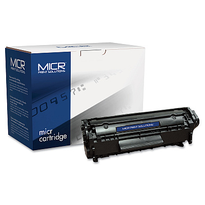 MICR Print Solutions Compatible Q2612A(M) (MCR12AM) MICR Toner, 2,000 Page-Yield, Black