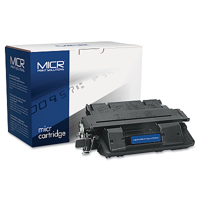 MICR Print Solutions Compatible C4127X(M) (MCR27XM) High-Yield MICR Toner, 10,000 Page-Yield, Black