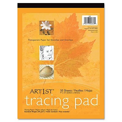 Pacon Art1st Parchment Tracing Paper, 16 lb, 14 x 17, White, 50/Pack (PAC2317)