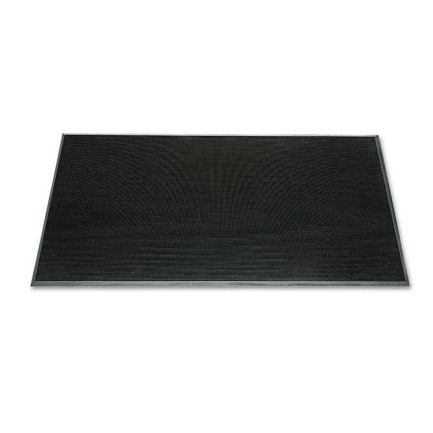 AbilityOne 7220015826248, SKILCRAFT 3-Mat Entry System Scraper Mat, 36 x 72, Black
