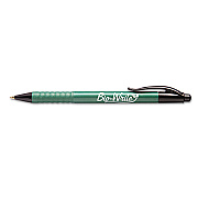 AbilityOne 7520015789305, SKILCRAFT Bio-Write Ballpoint Pen, Retractable, Medium 1 mm, Black Ink, Green Barrel, Dozen