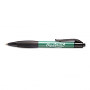 AbilityOne 7520015789307 SKILCRAFT BioWrite Ballpoint Pen, Retractable, Medium 1 mm, Black Ink, Green Barrel, Dozen