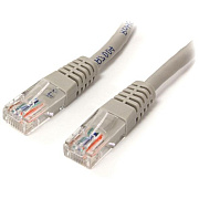 StarTech 1ft Gray Molded Cat5e Utp Patch Cable (M45PATCH1GR)