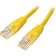 StarTech 15ft Yellow Molded Cat5e Utp Patch Cable (M45PATCH15YL)